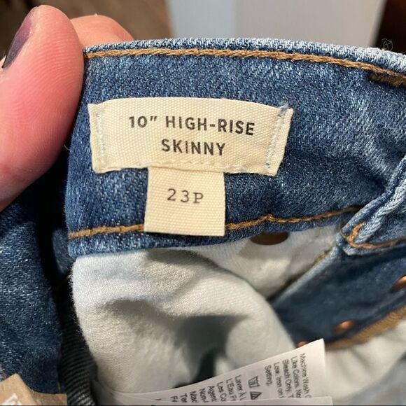 Madewell Jeans 10” High Rise Skinny 23P - Picture 3 of 12